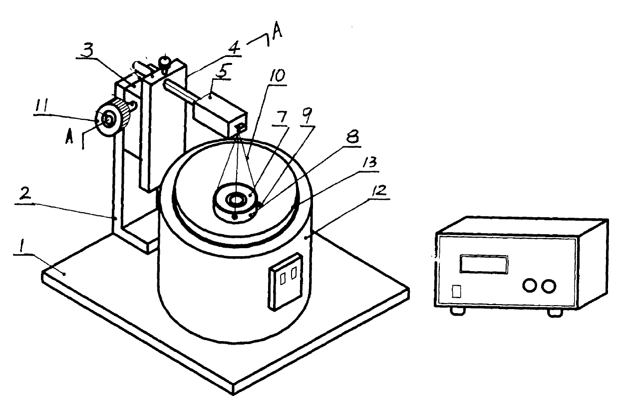 Liquid surface tension coefficient metering instrument