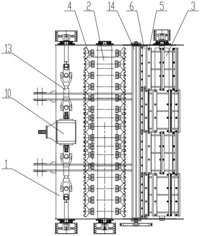 Double-shaft straw cutting and returning machine