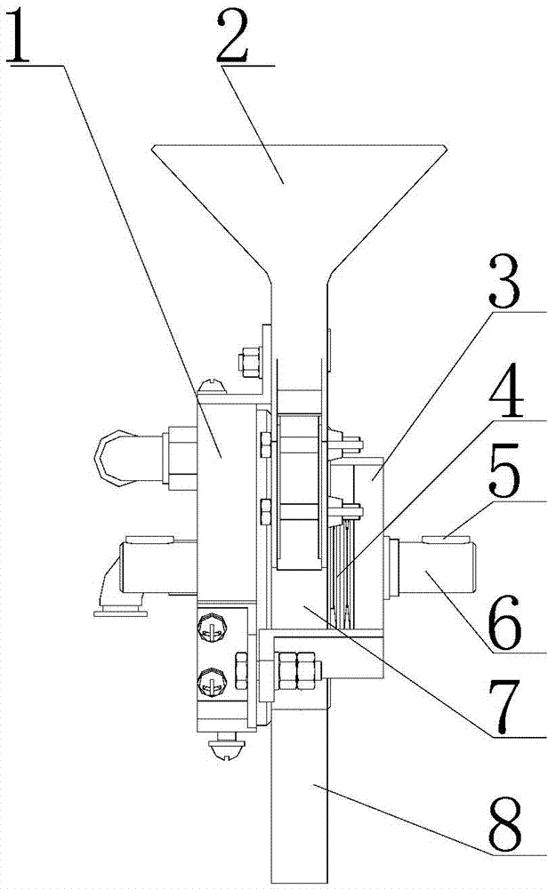 Precision seed-metering device and precision seed-metering device group for direct sowing of small-granular seeds