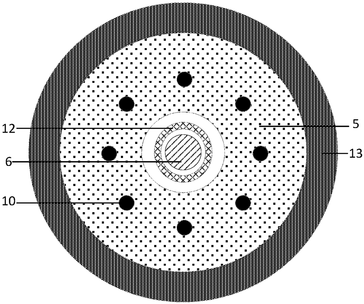 Light triggered thyristor with high di/dt tolerance