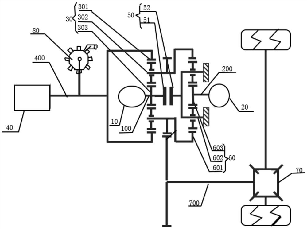 Vehicle and hybrid power system