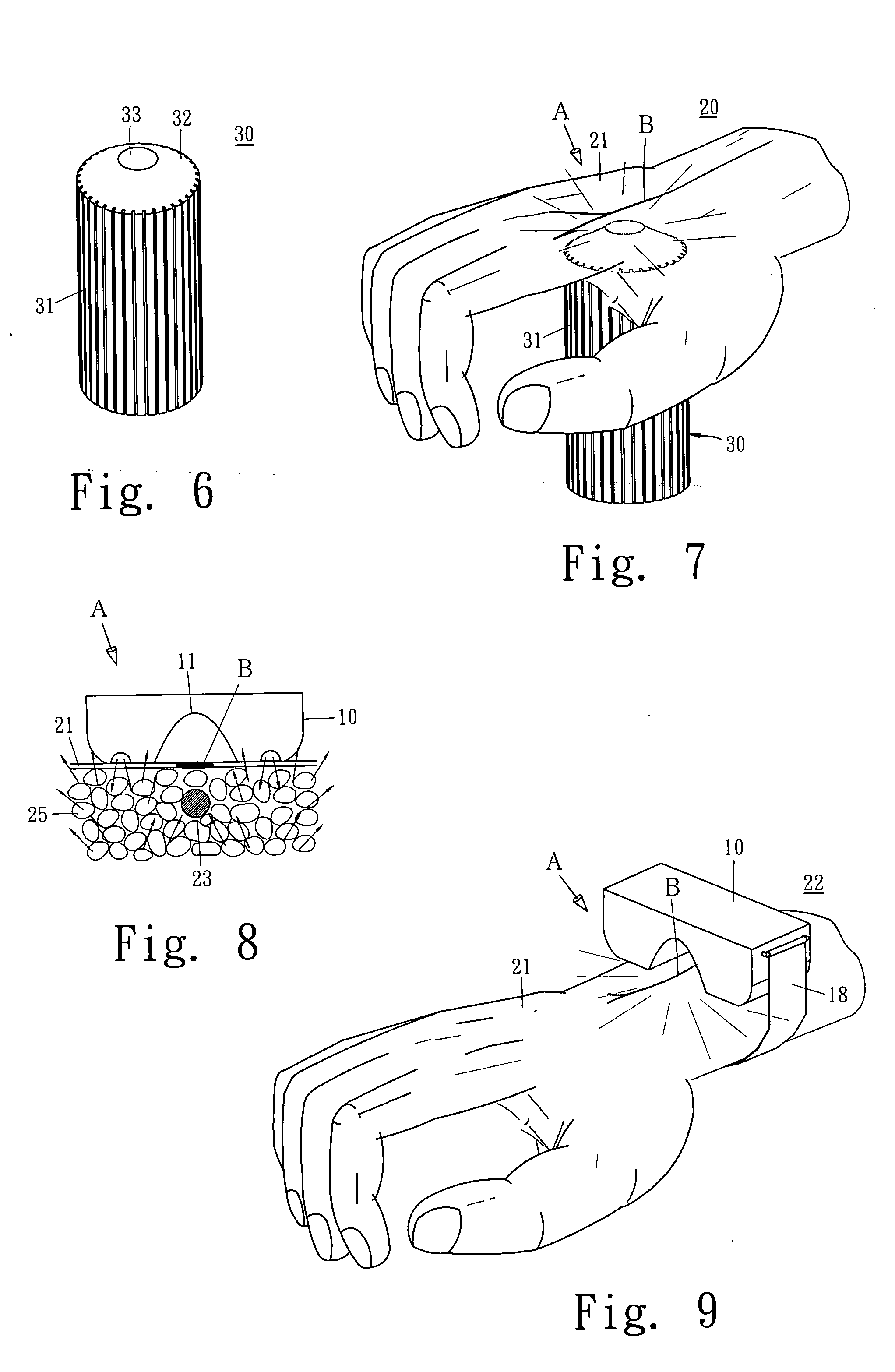 Method and apparatus for locating superficial veins or specific structures with a LED light source
