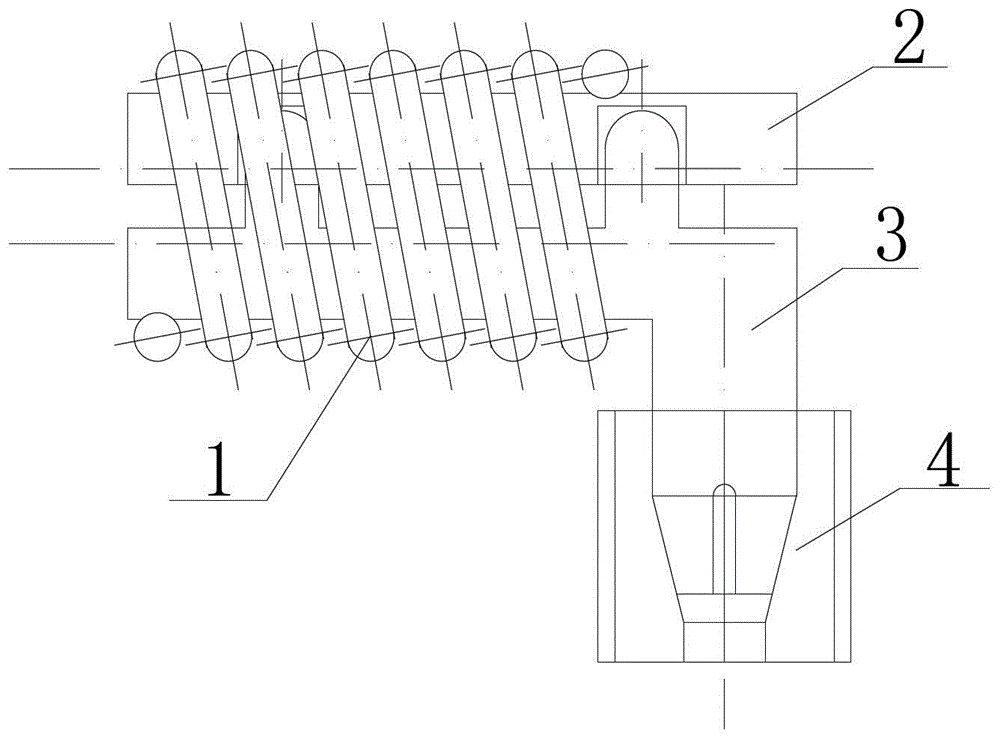 A wire spring connection device