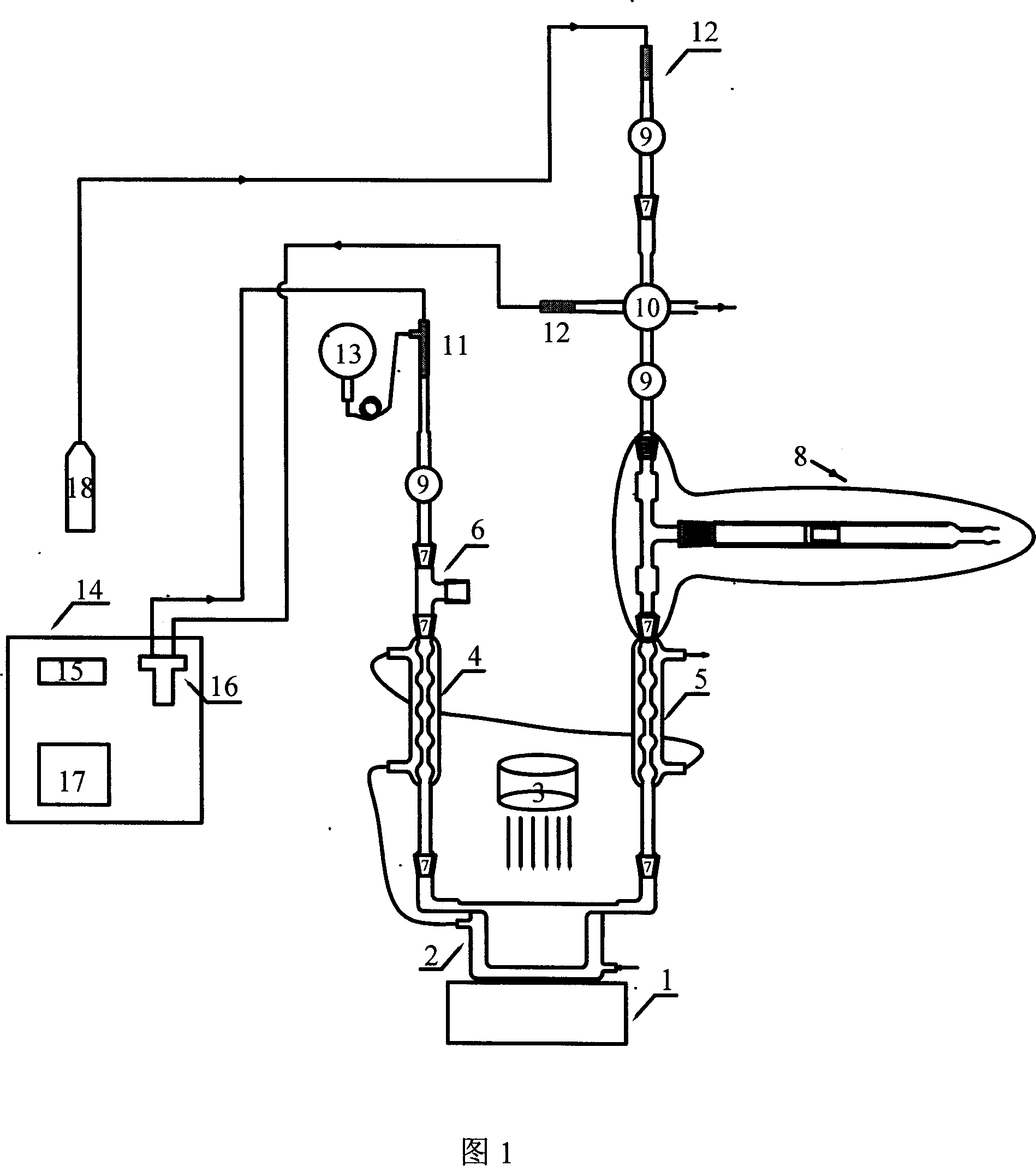 Light-catalyzed reaction negative-pressure loop circuit automatically testing system