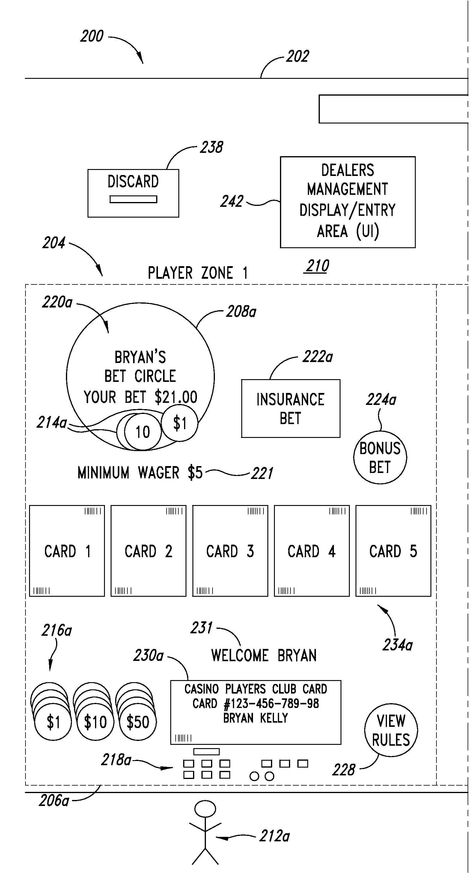 Game related systems, methods, and articles that combine virtual and physical elements