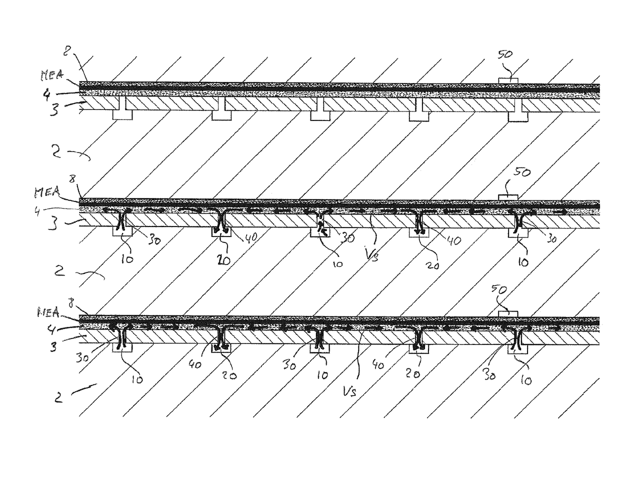 Composite flow plate for electrolytic cell