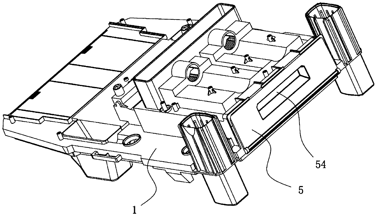 Flat panel type HEPA device not damaging sealing performance in dismounting, and dust collector