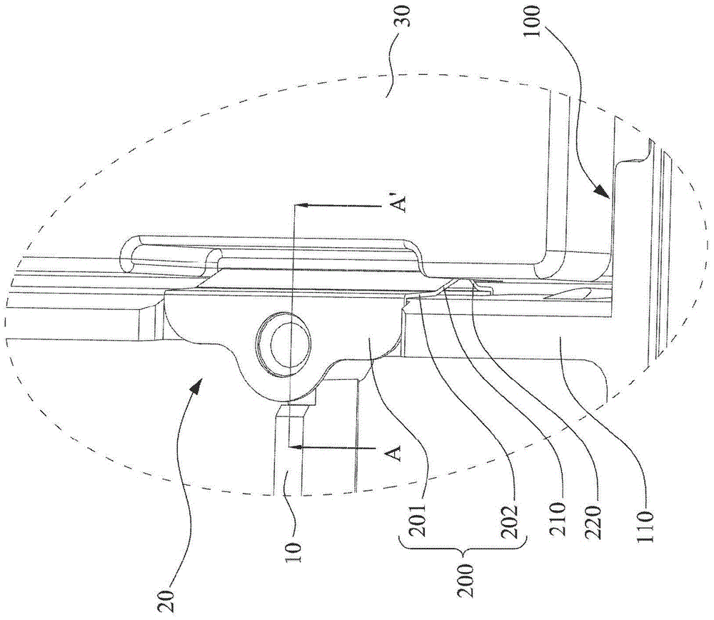 Electronic device with battery snap mechanism
