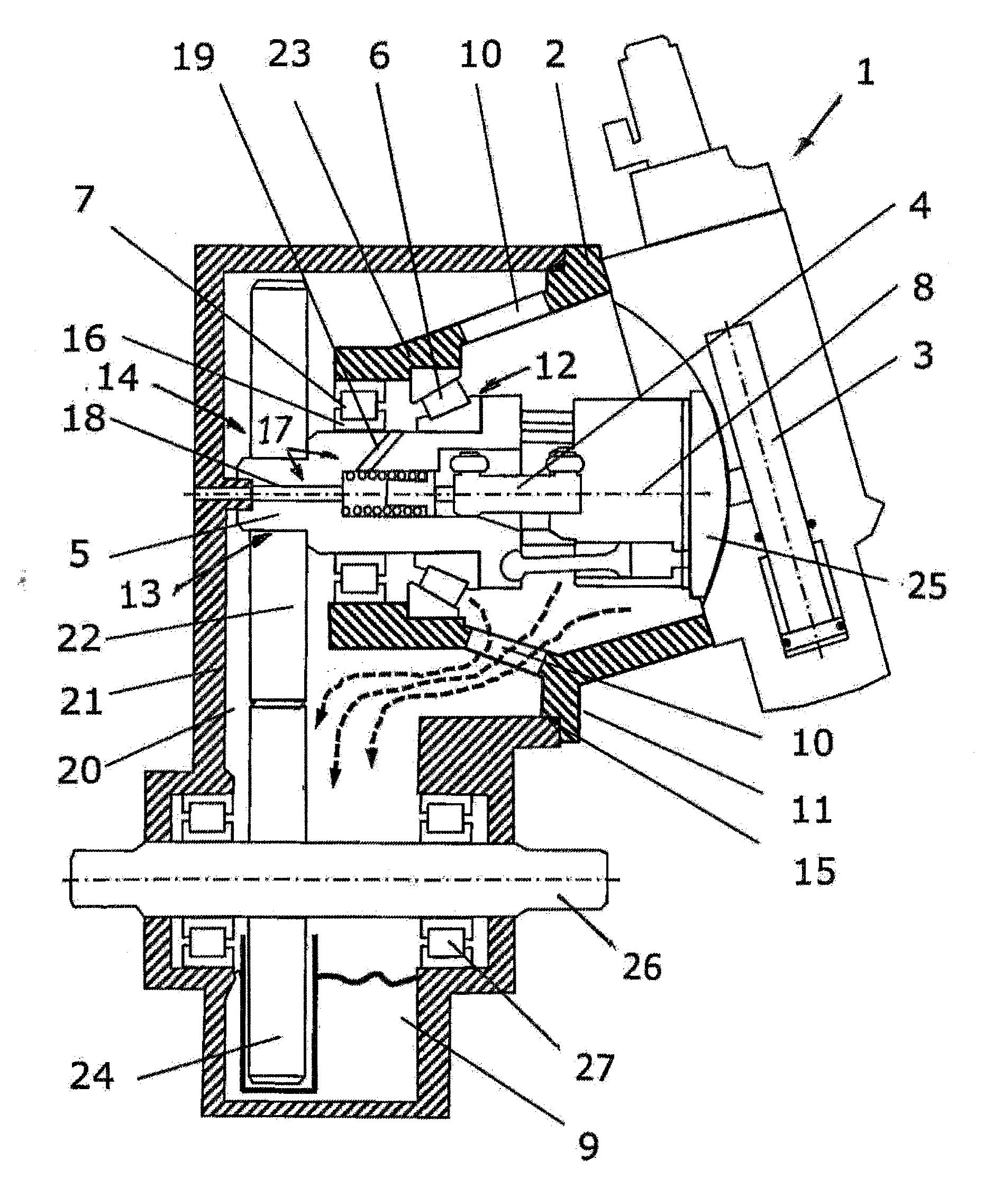 Adaptation of a hydraulic motor