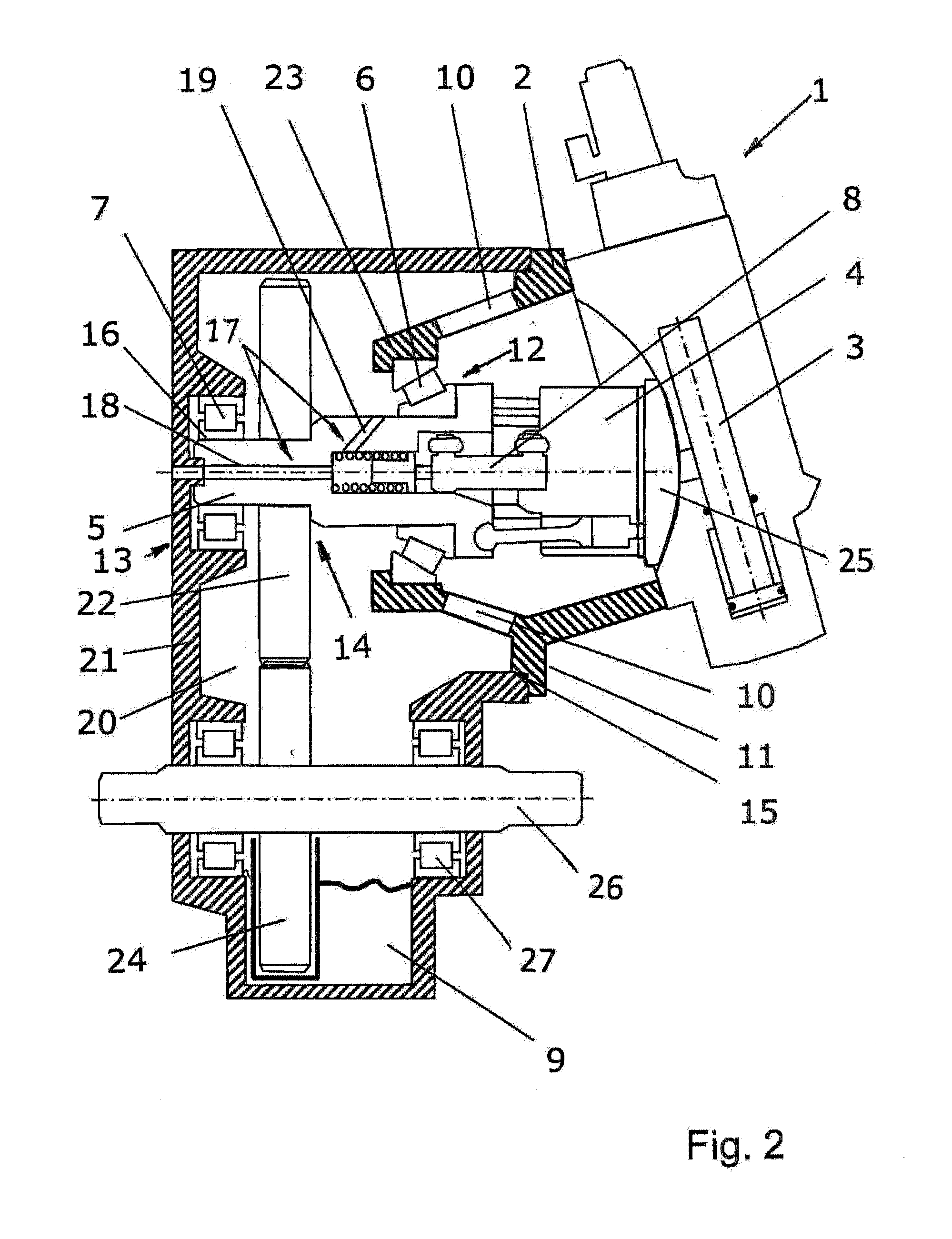 Adaptation of a hydraulic motor