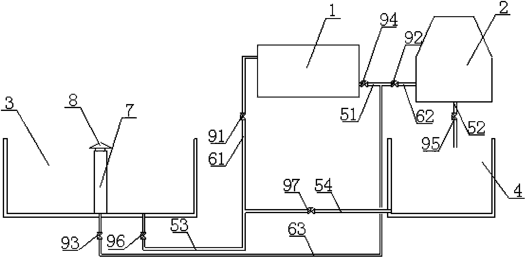 Cooling water circulating system