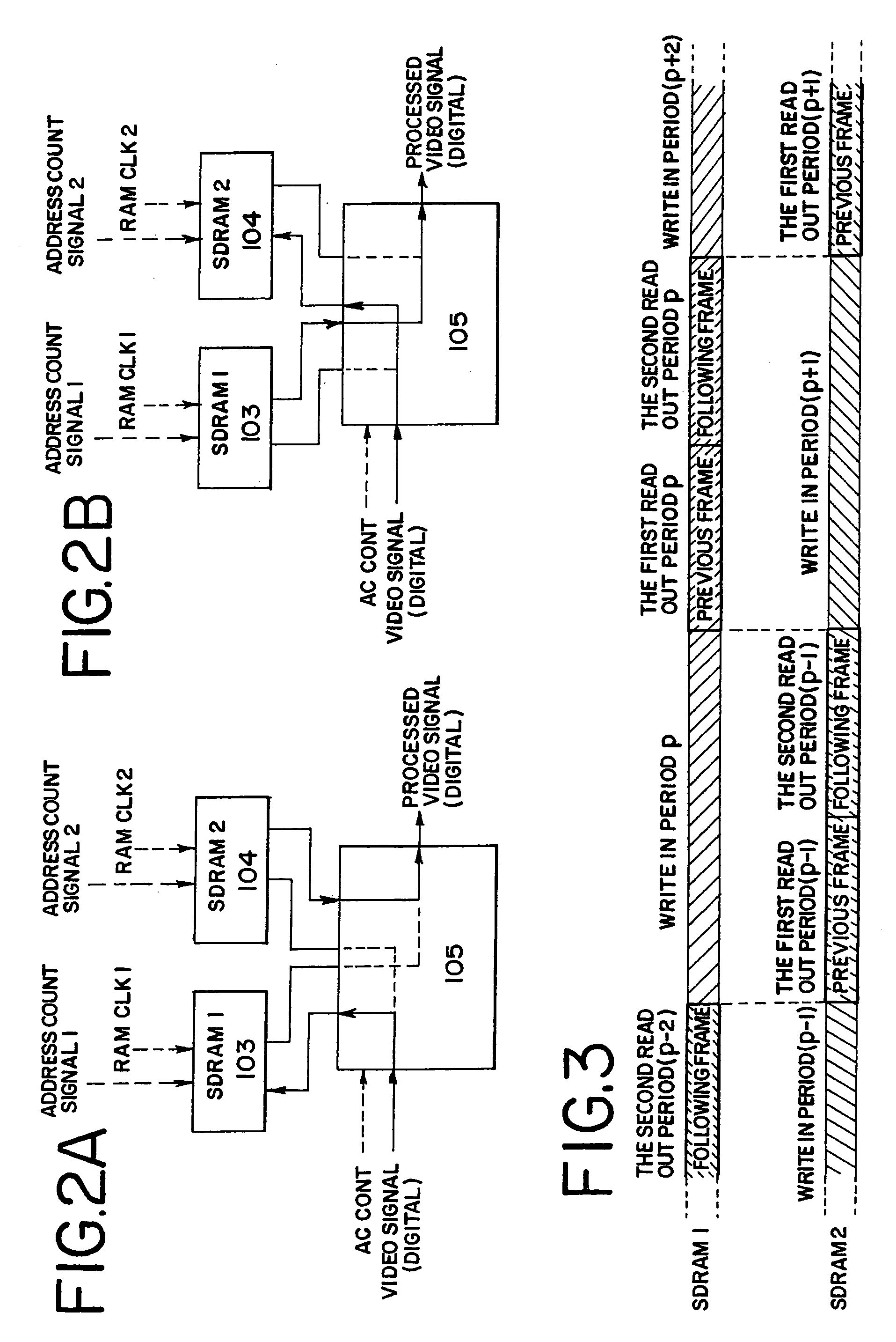 Semiconductor display device and method of driving a semiconductor display device