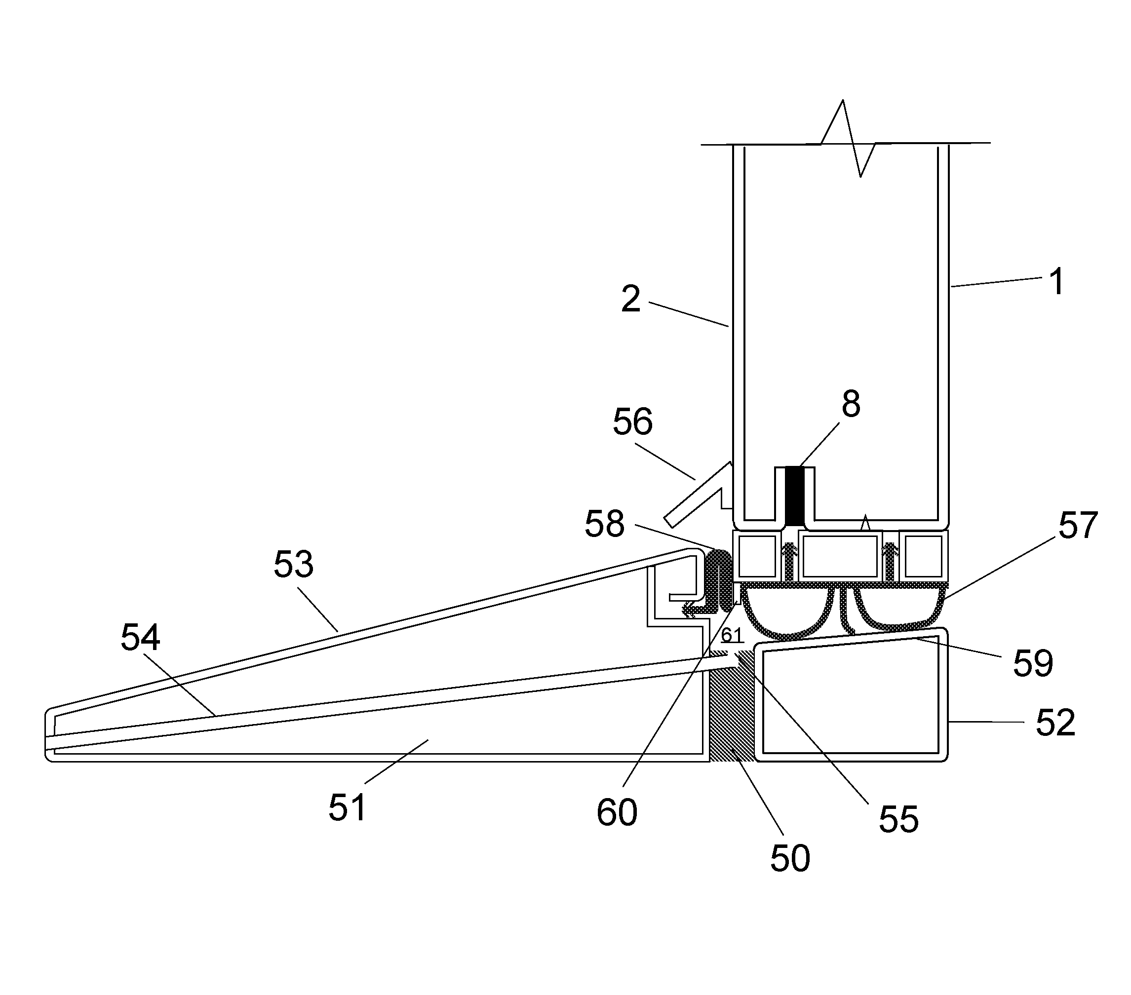 Thermal break system and method for doors and windows