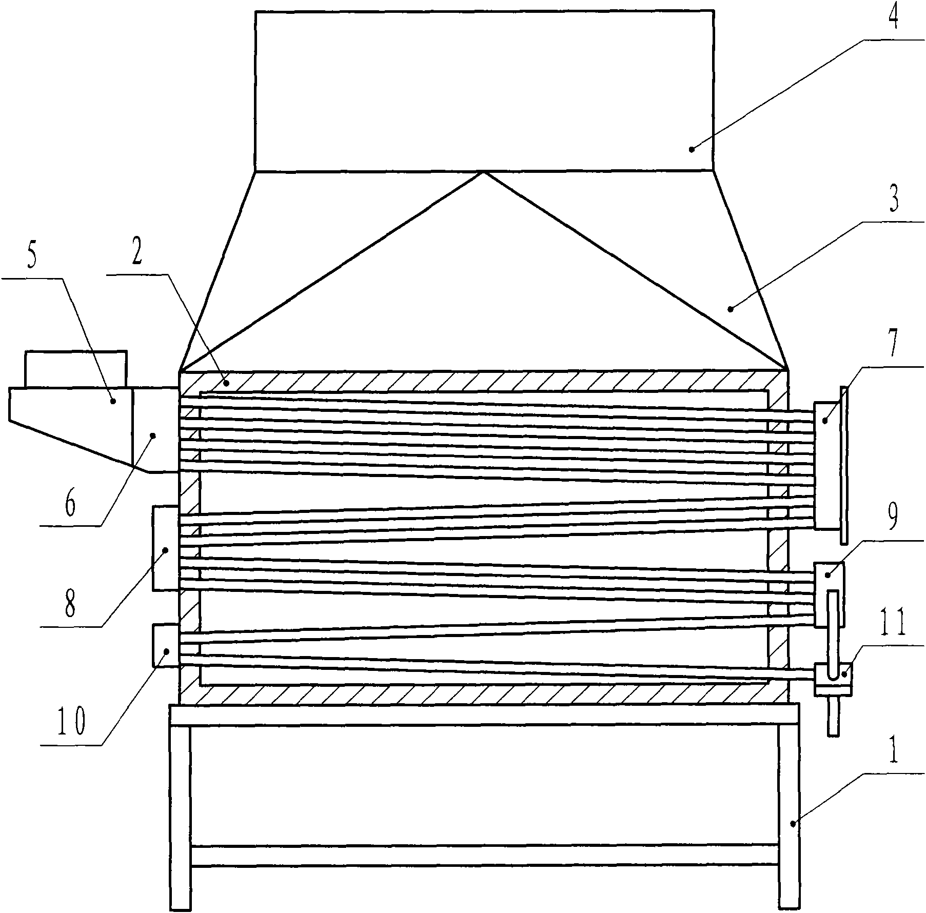 White liquor distilling air cooler