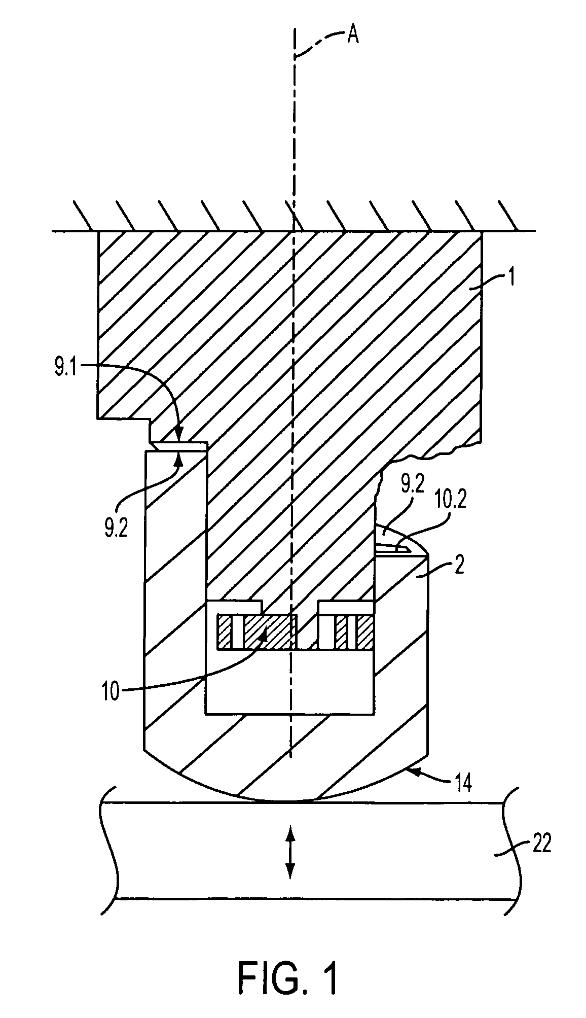 Mechanical valve play compensation element for a valve drive on a piston combustion engine