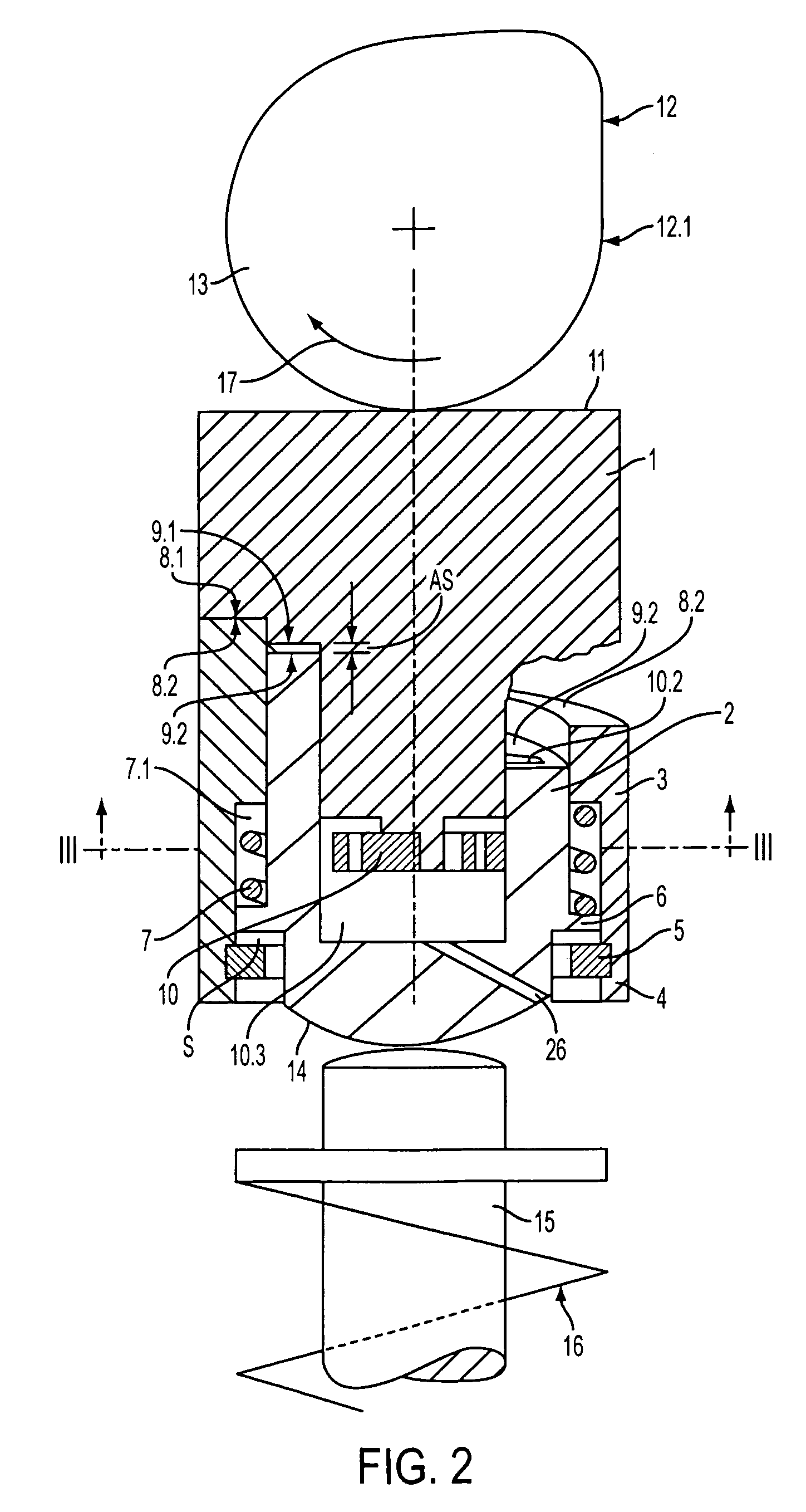 Mechanical valve play compensation element for a valve drive on a piston combustion engine