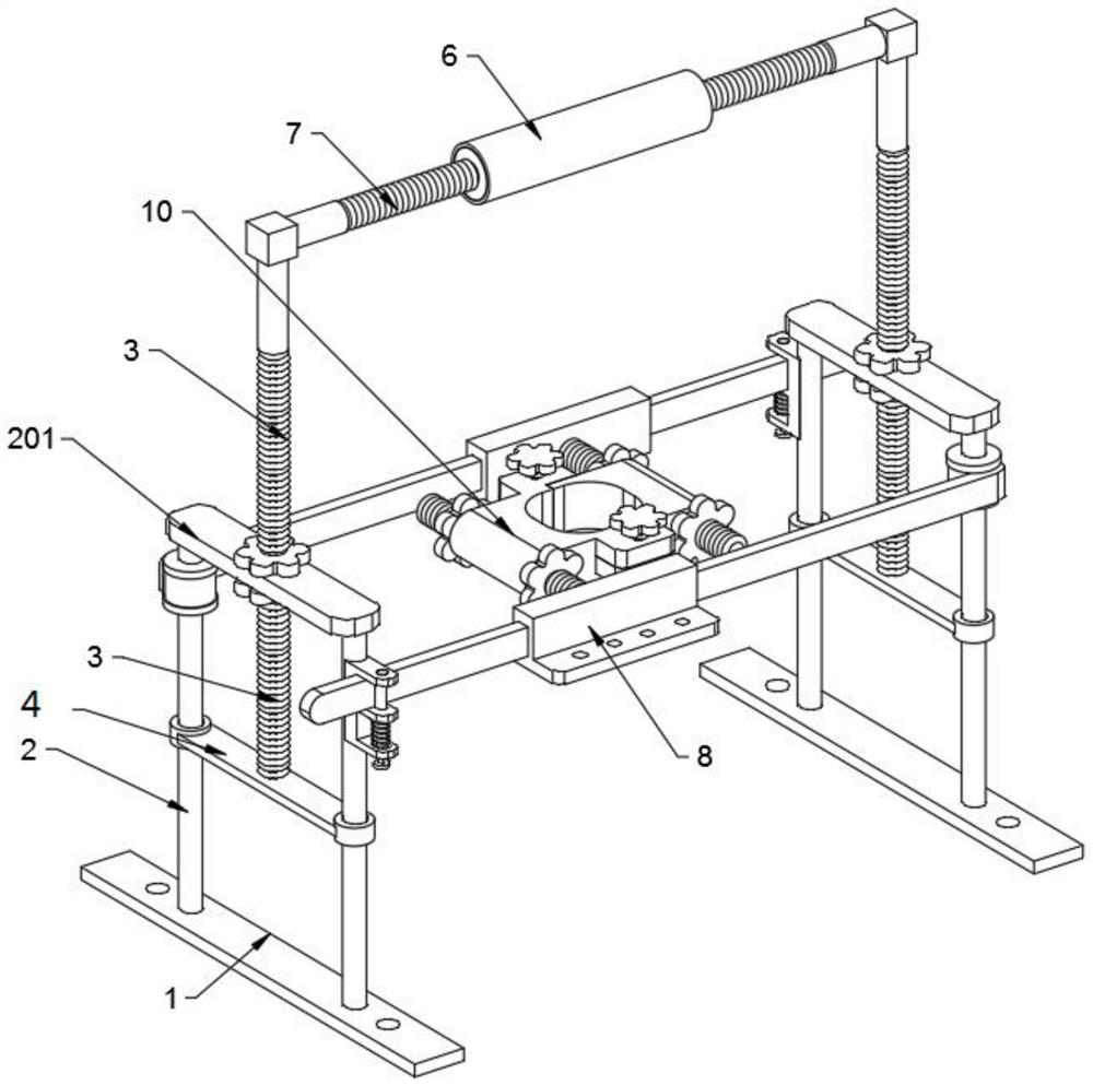 A pre-support protection device for high-end precious green planting