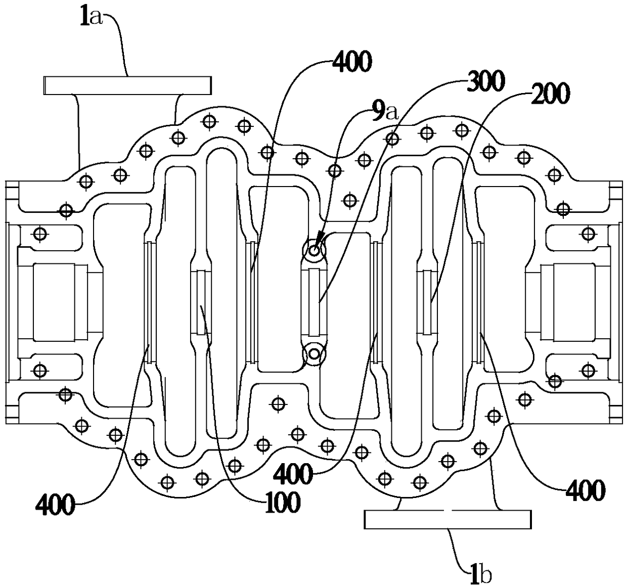 Novel high-pressure water sealing pump