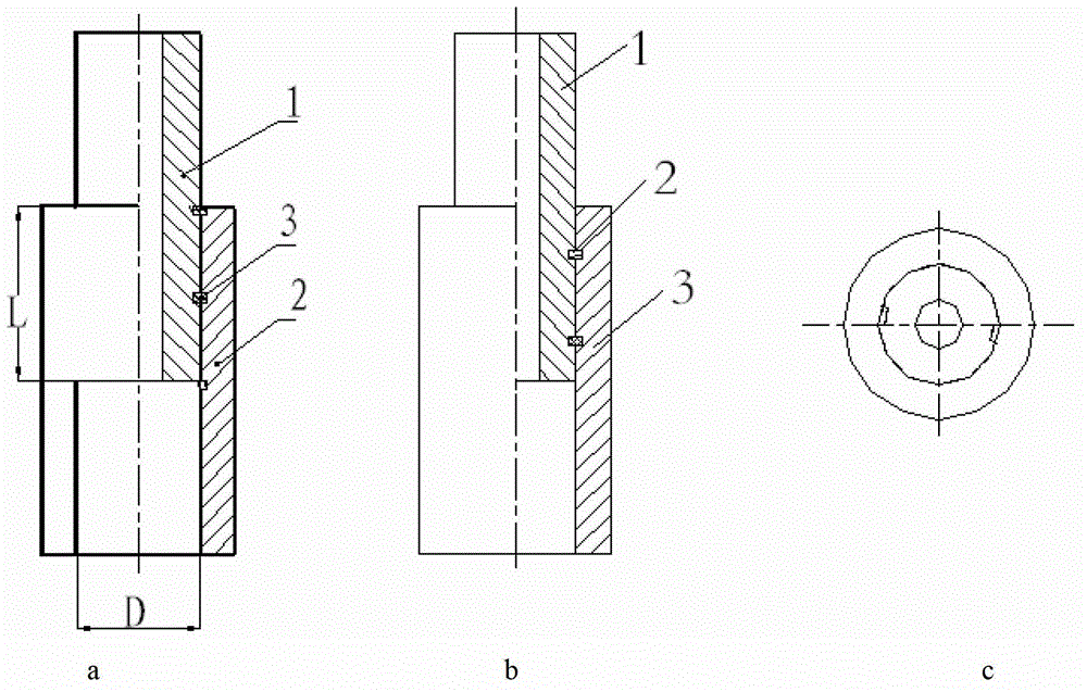 Composite material pipe applicable to spiral key connection and producing method for composite material pipe