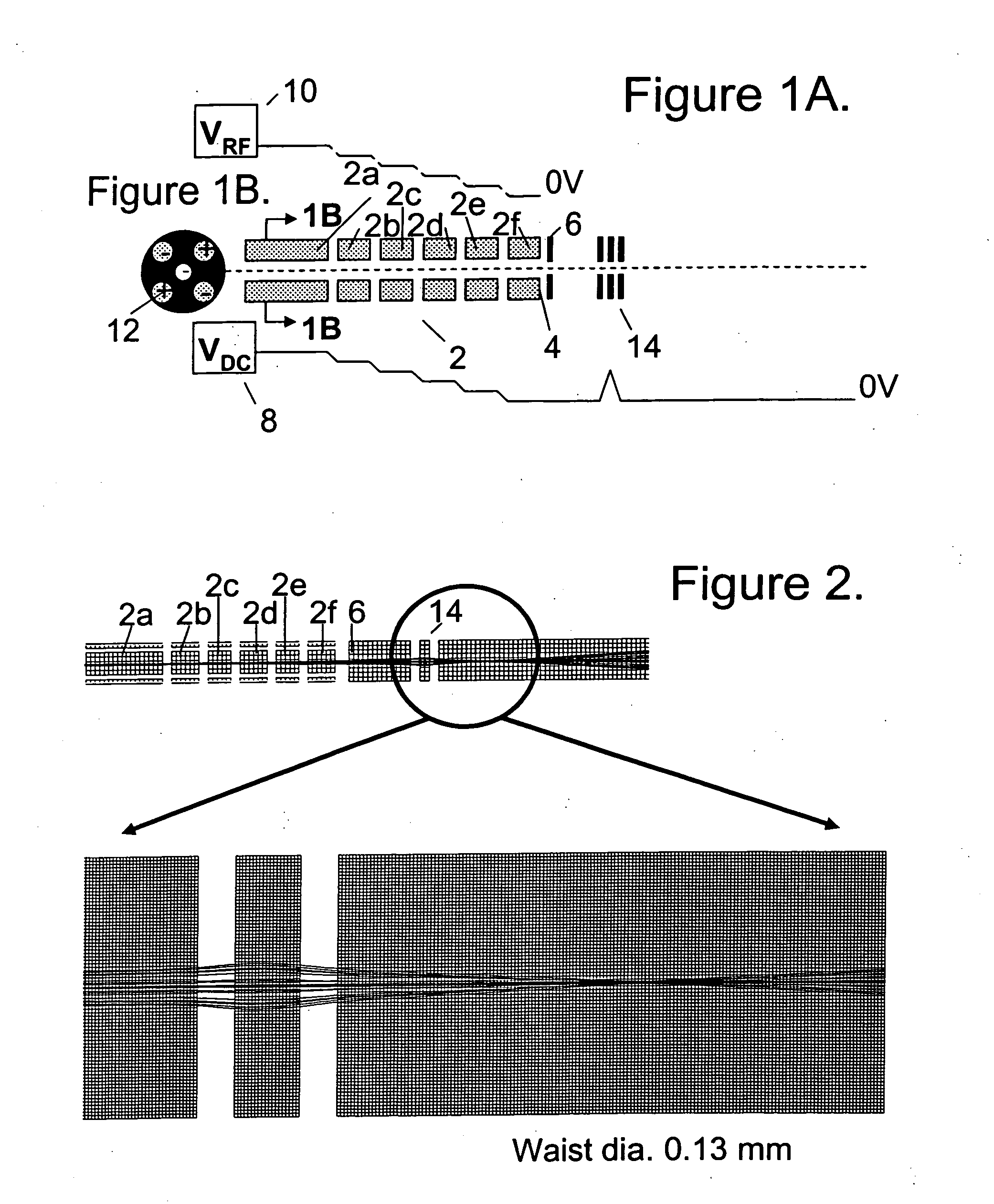 Method and apparatus for producing an ion beam from an ion guide