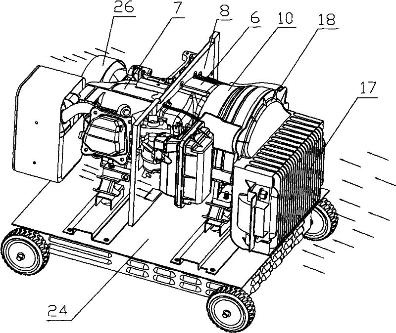 Generator of engine