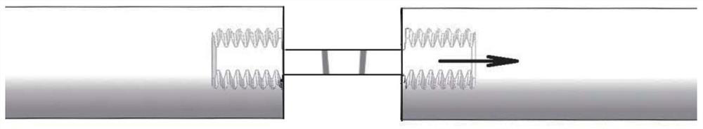 Sample for testing dynamic tensile property of titanium alloy subjected to adiabatic shearing