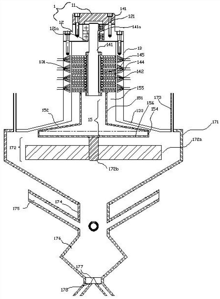 A jet atomization device and a flotation device having the same