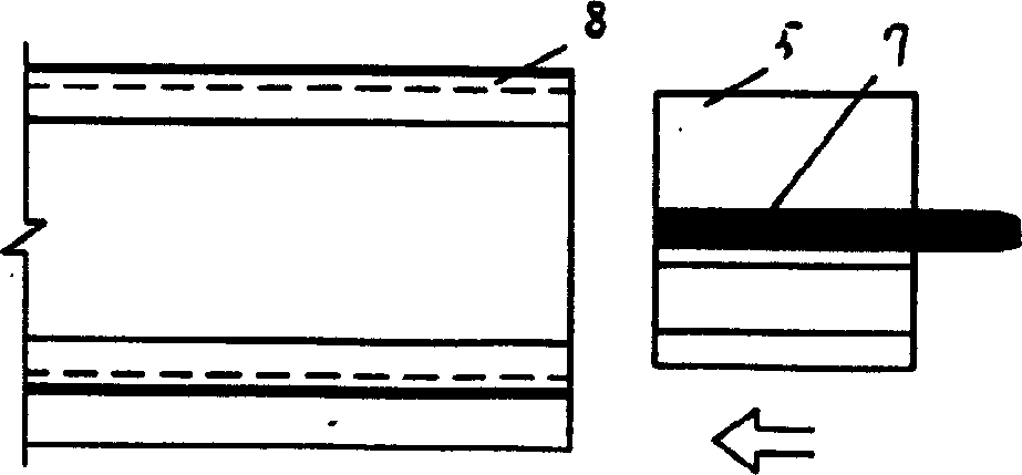 Hook-hanging technique of unit plate piece of curtain wall enclosed with metal outside building over system main body structure