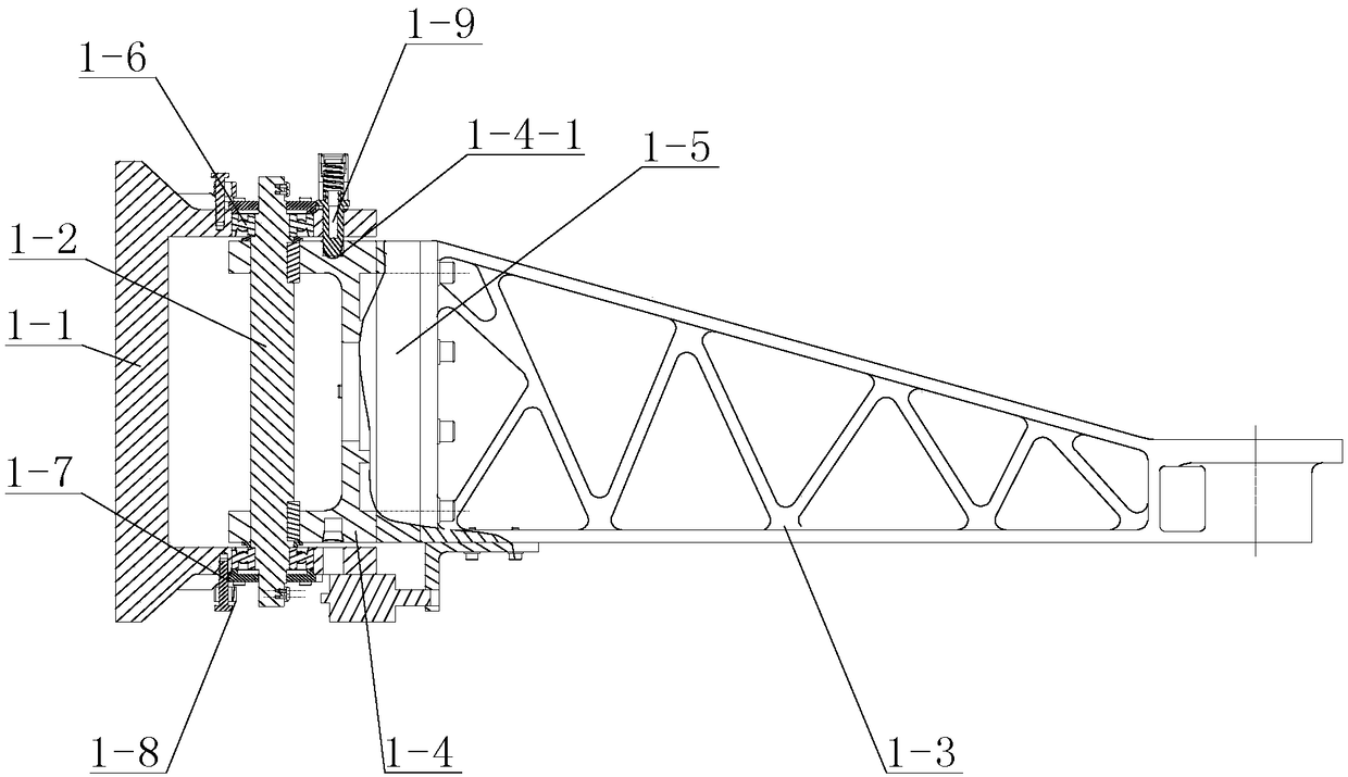 Follow-up gravity compensation device of three-degree-of-freedom space station cloud lamp