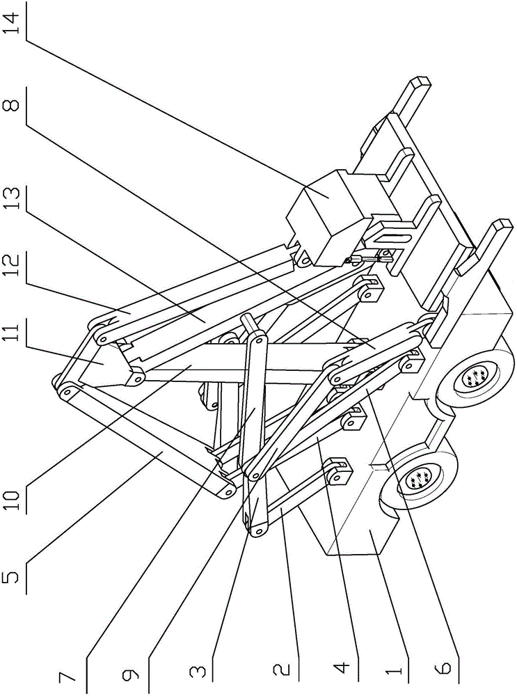 3DOF Servo Drive Container Reach Stacker Crane