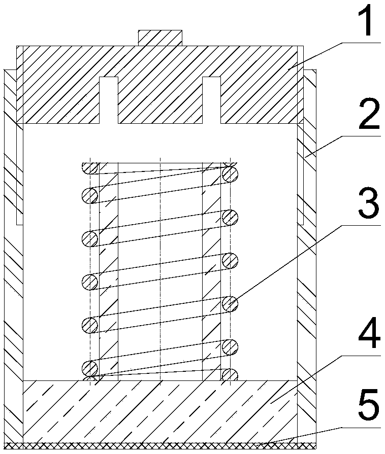 Elastic displacement compensating fixed-connection unit and deep sea multi-pressure-body combined type pressure structure
