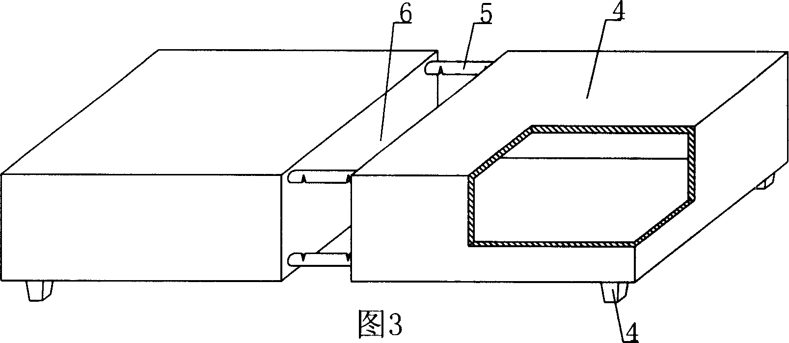 Reinforced bar concrete hollow slab