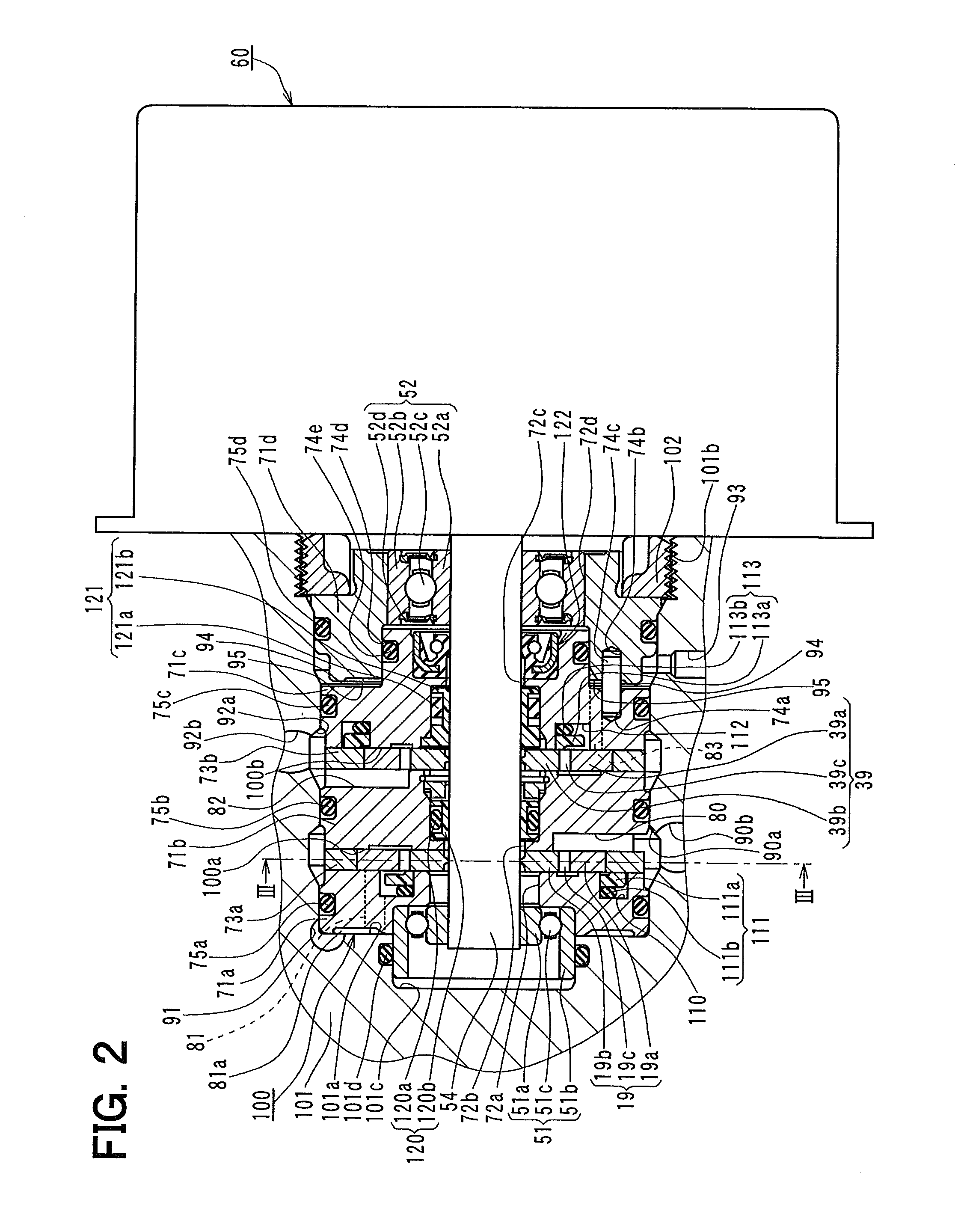 Rotary pump device and vehicle brake control system