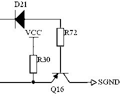 Control system of automobile flashing unit