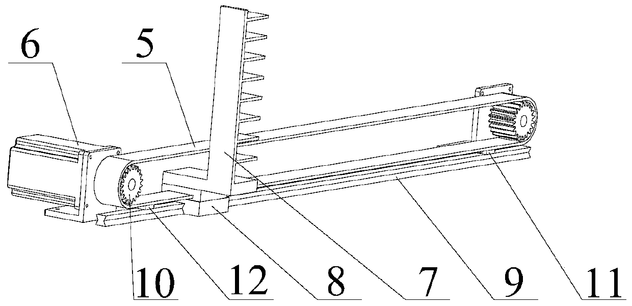 A system for non-contact measurement of mode shapes of flexible structures