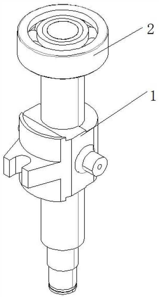 Automatic press-fitting system and assembling method for ball screw pair bearings