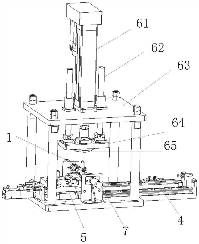 Automatic press-fitting system and assembling method for ball screw pair bearings