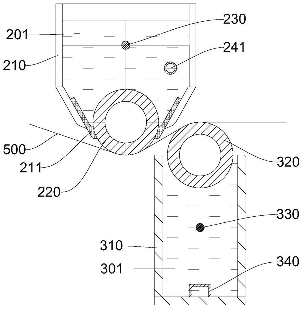 A device and method for preventing copper plating of conductive rollers
