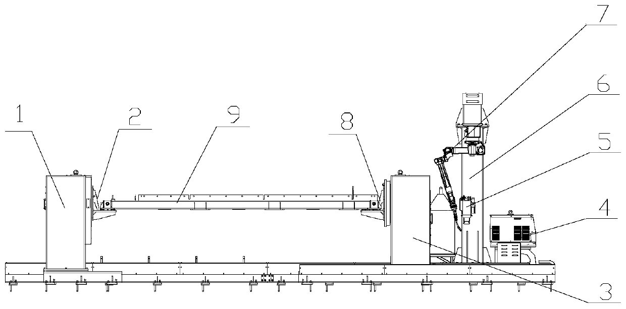 Frame robot welding system