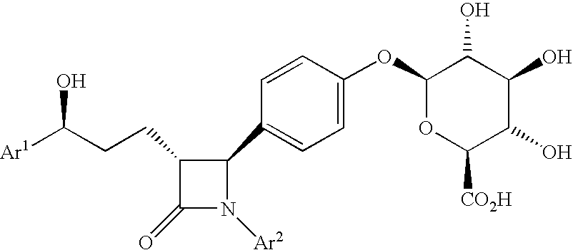 Anti-hypercholesterolemic biaryl azetidinone compounds