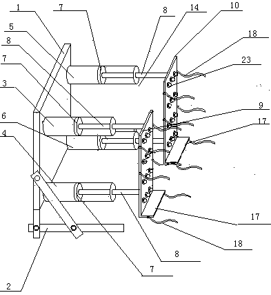 Functional exerciser for lower limbs for bedridden persons