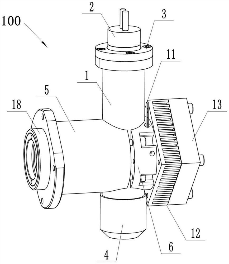 Light source stabilizing device for sulfur dioxide analyzer