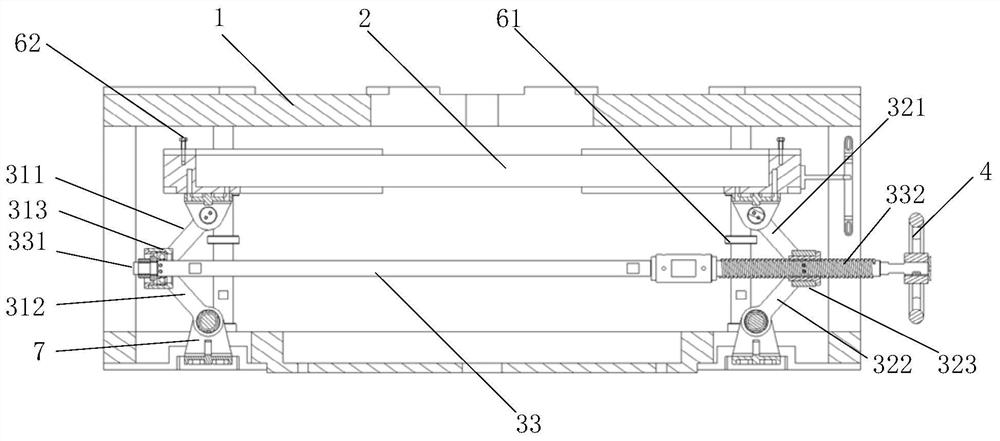 Synchronous lifting device of corrugated pipe connector and load driving device