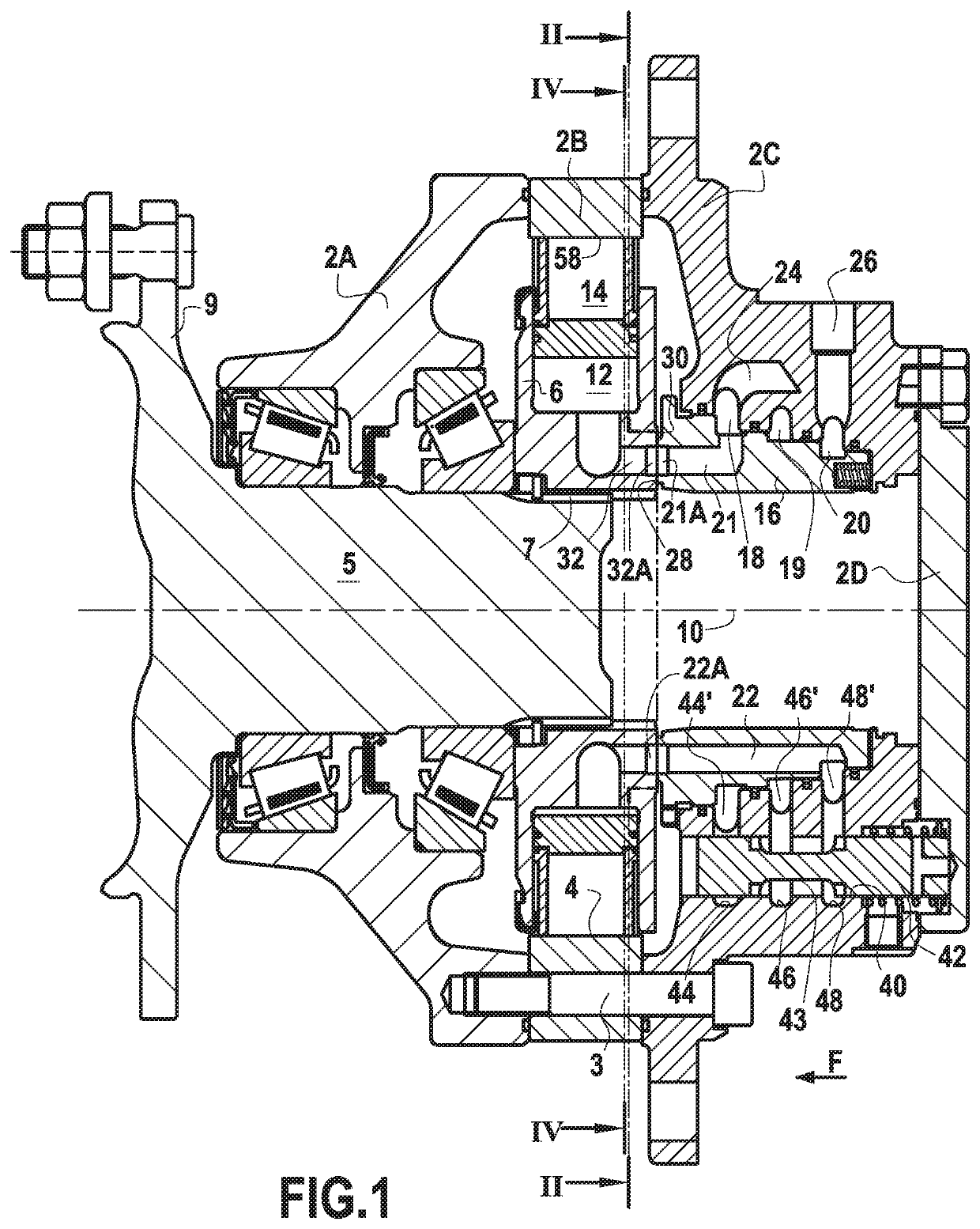 Harmonic distribution radial piston hydraulic machine