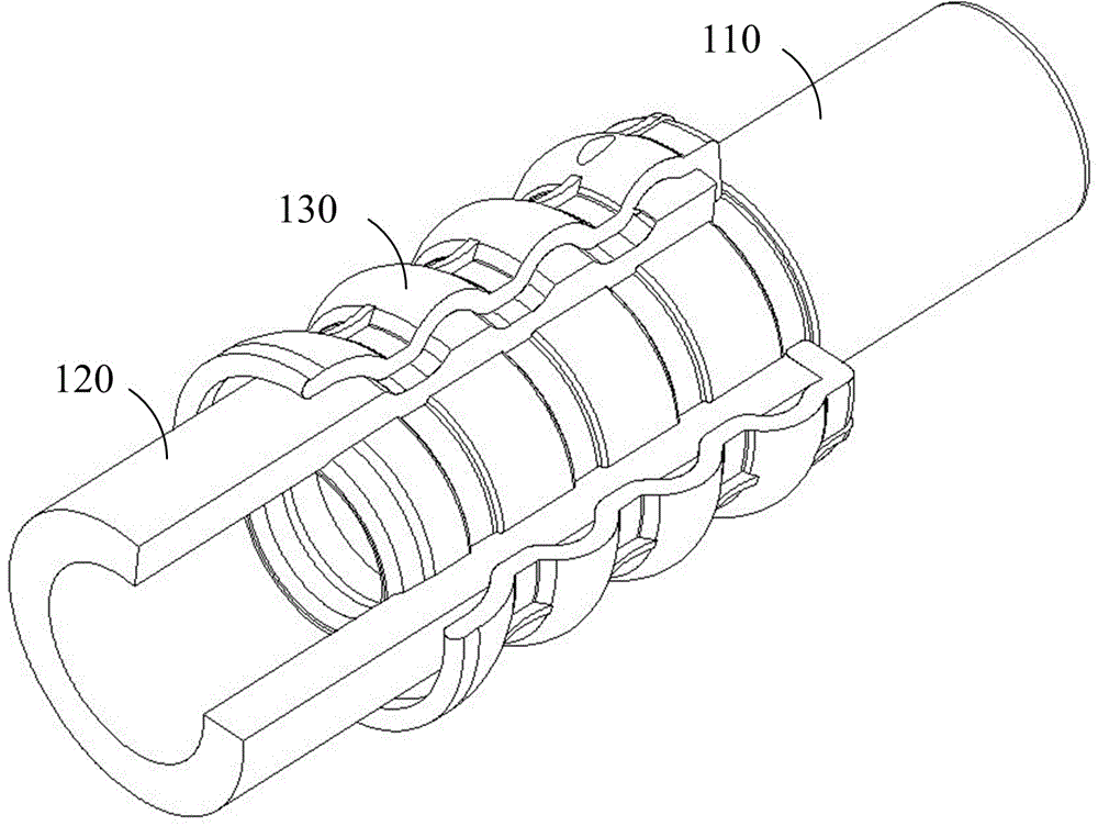 Pipeline device for car air conditioning system