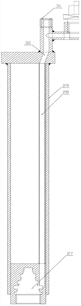 Oxy-hydrogen gas cutting gun and gun body thereof