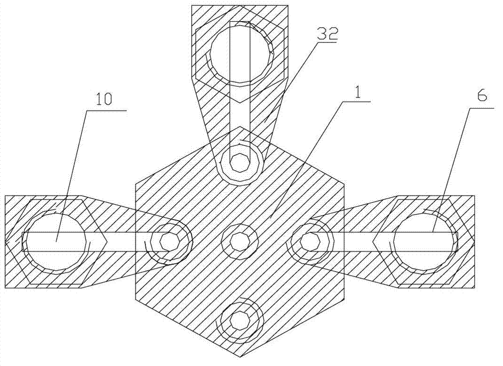 Oxy-hydrogen gas cutting gun and gun body thereof