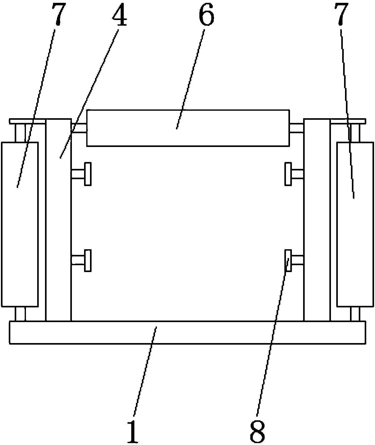 Placing frame of large stone plate