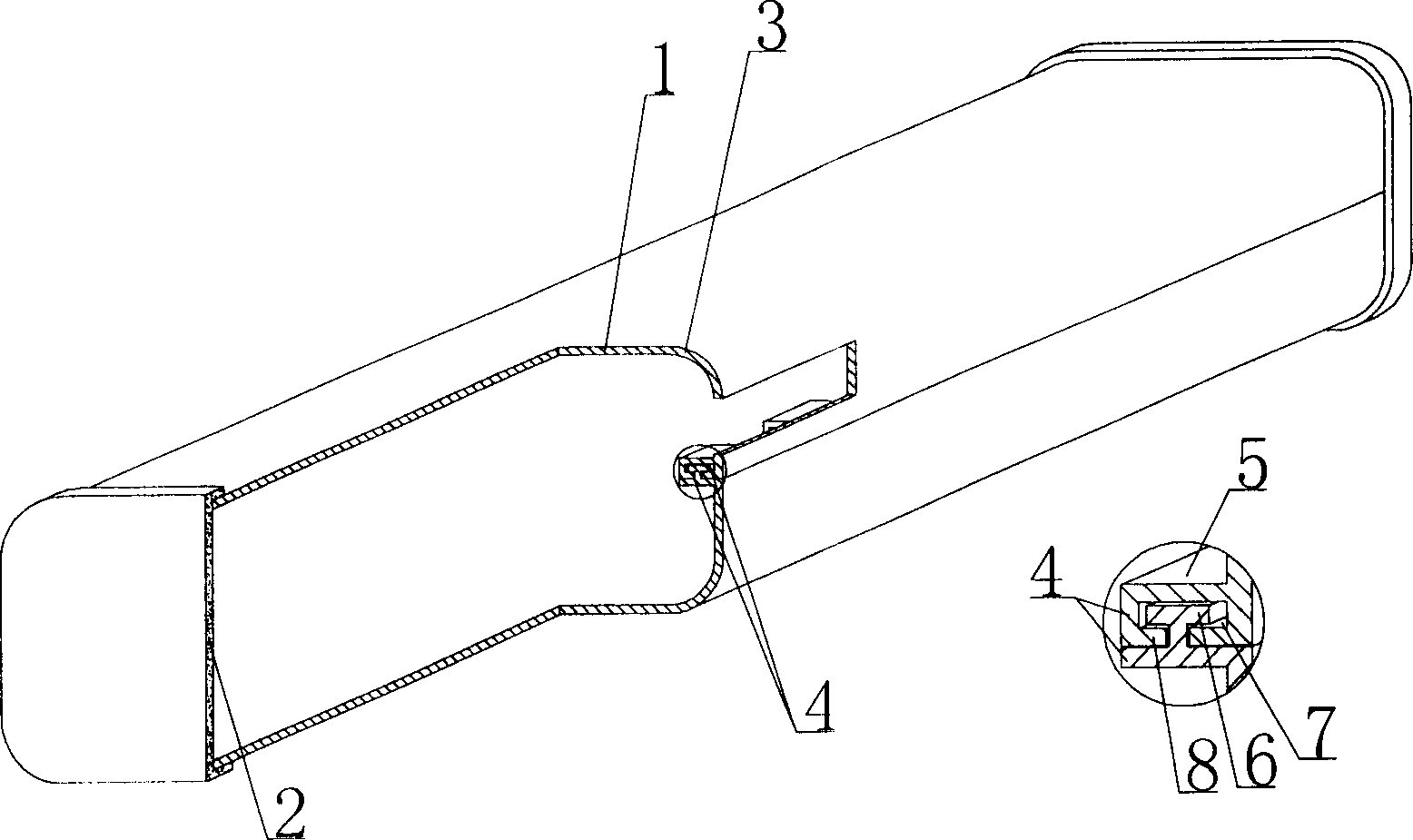 Plastic thin-wall tube