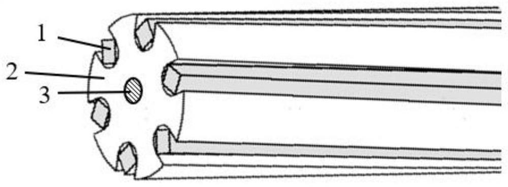 A U-shaped layer twisted skeleton ribbon optical cable and its slot-in device